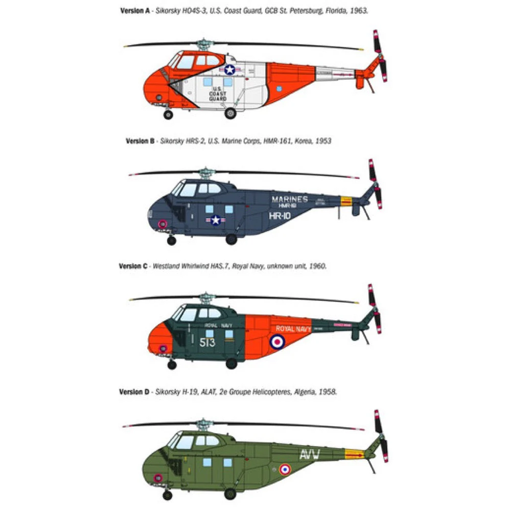Italeri 1476S 1/72 HAS22 / HO4s-3 / H-19 - Image 2