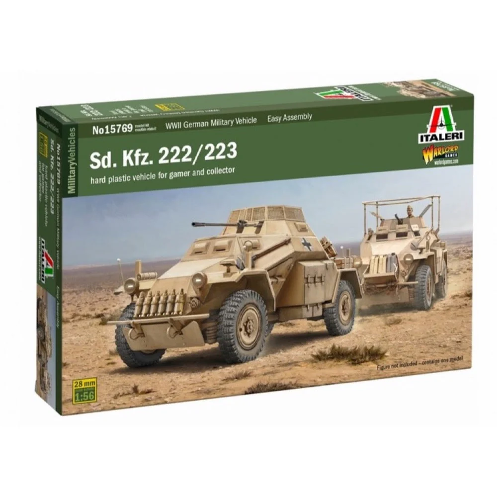 Italeri 15769 1/56 Sd. Kfz. 222-223