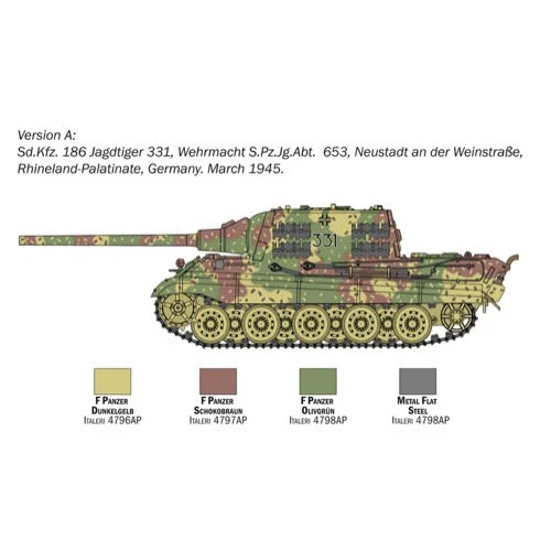 Italeri 15770 1/56 Sd Kfz 186 Jagdtiger - Image 4