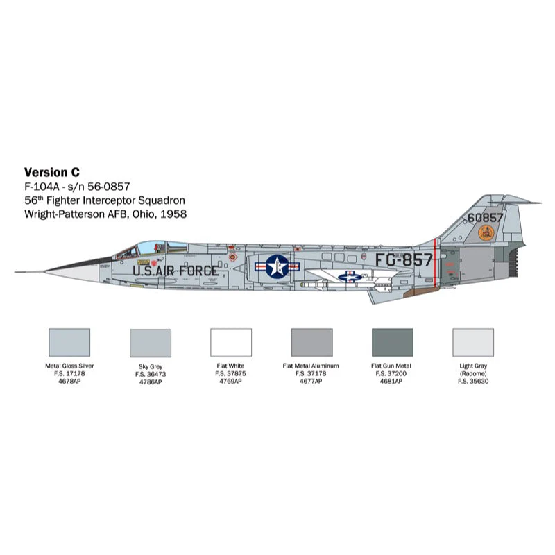 Italeri 2515 1/32 F-104 Starfighter A/C - Image 6