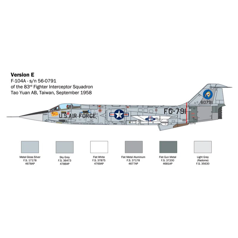 Italeri 2515 1/32 F-104 Starfighter A/C - Image 8