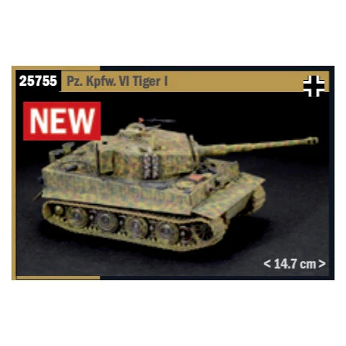 Italeri 25755 1/56  Pz. Kpfw. VI Tiger I Ausf. E - Image 8