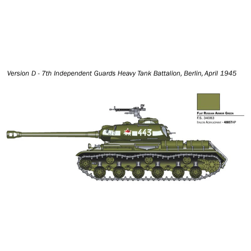 Italeri 25764 1/56 Josef Stalin JS-2 - Image 7