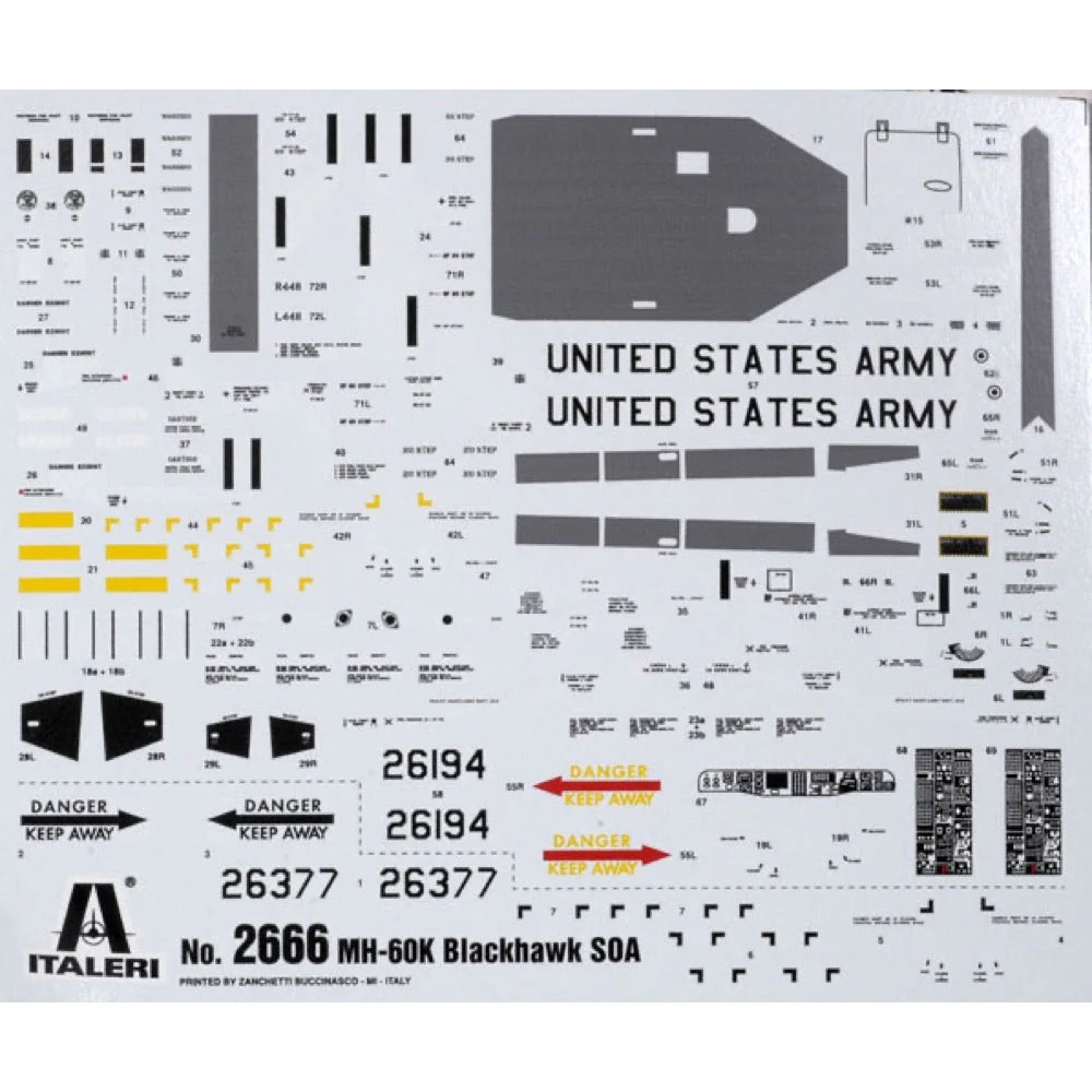 Italeri 2666 1/48 MH60K Blackhawk SOA - Image 4