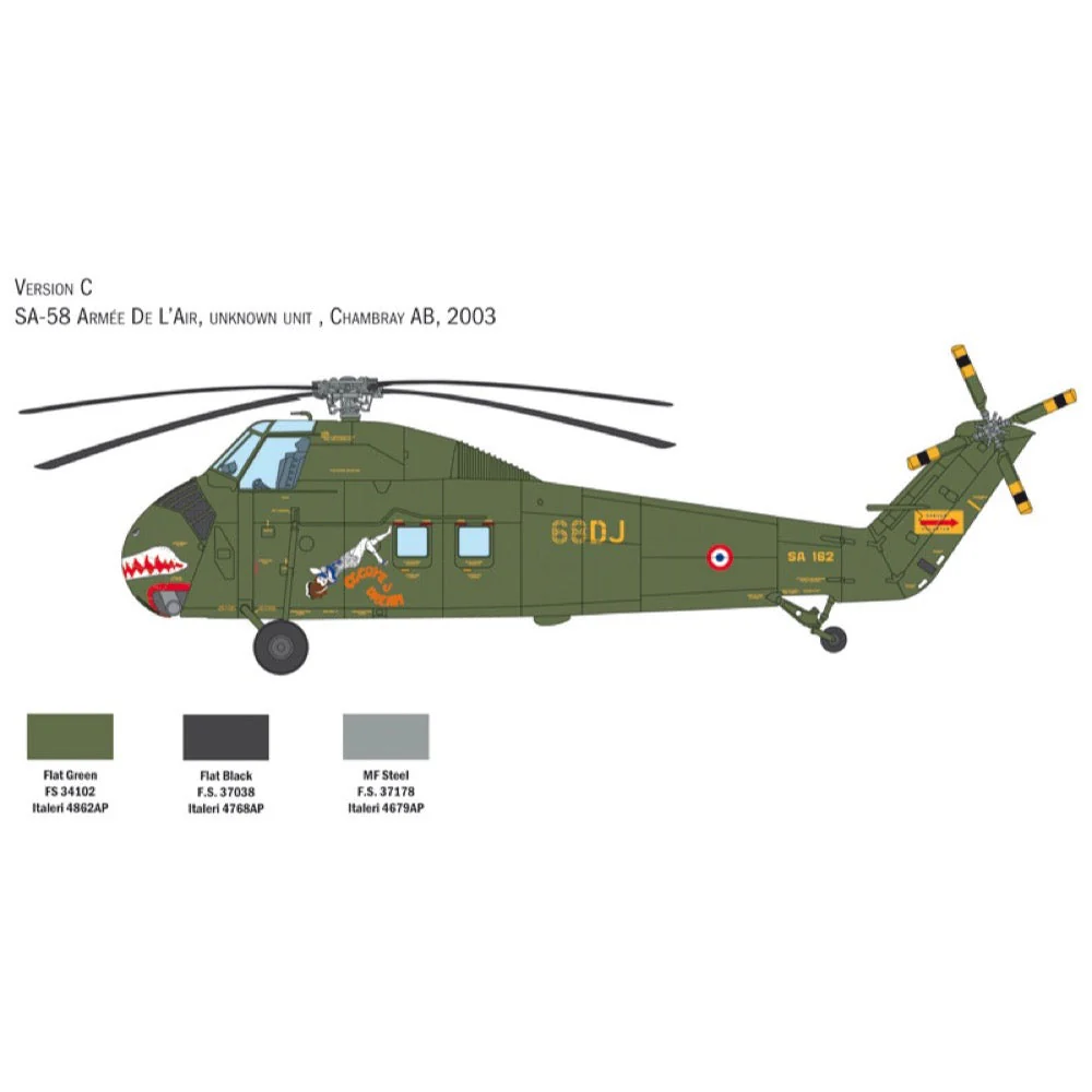 Italeri 2776 1/48 Sikorsky H-34 French and German Heer - Image 6