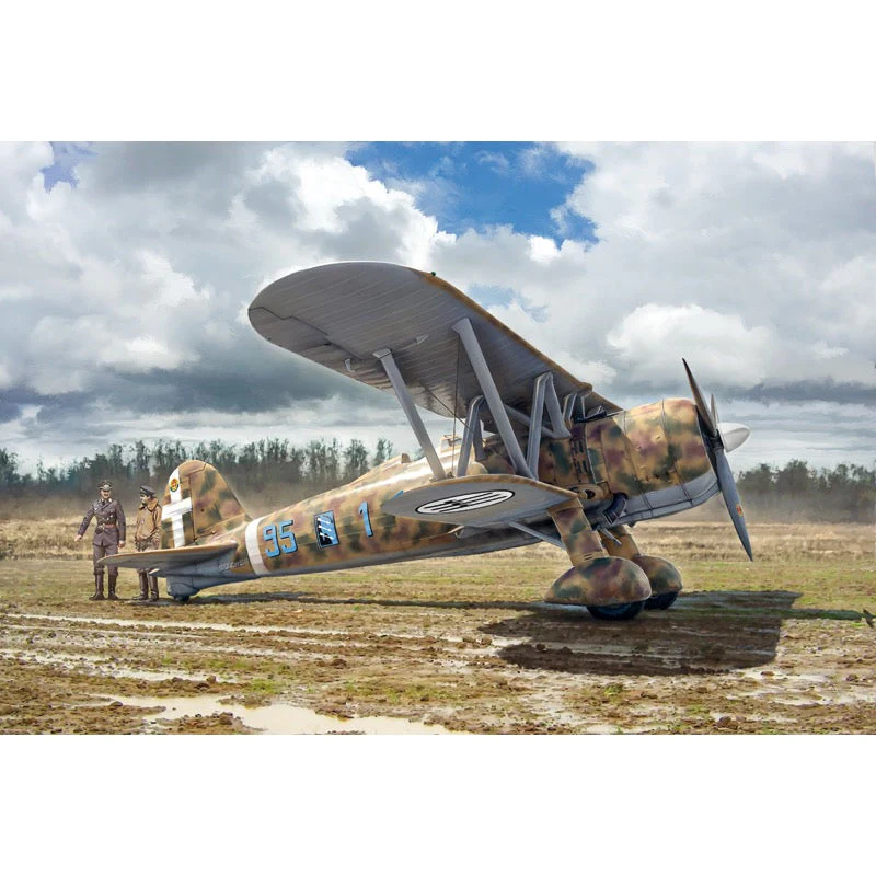 Italeri 2801 1/48 Fiat CR42 Falco Battle of Britain 80th Anniversary with Photo-Etched Parts - Image 2