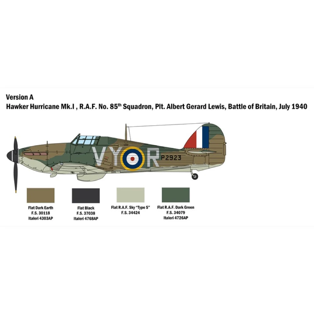 Italeri 2802 1/48 Hurricane Mk.1 Battle of Britain - Image 3