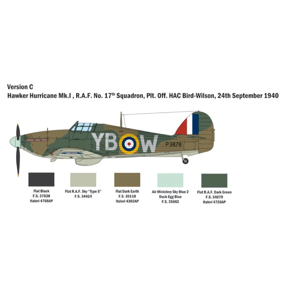 Italeri 2802 1/48 Hurricane Mk.1 Battle of Britain - Image 5