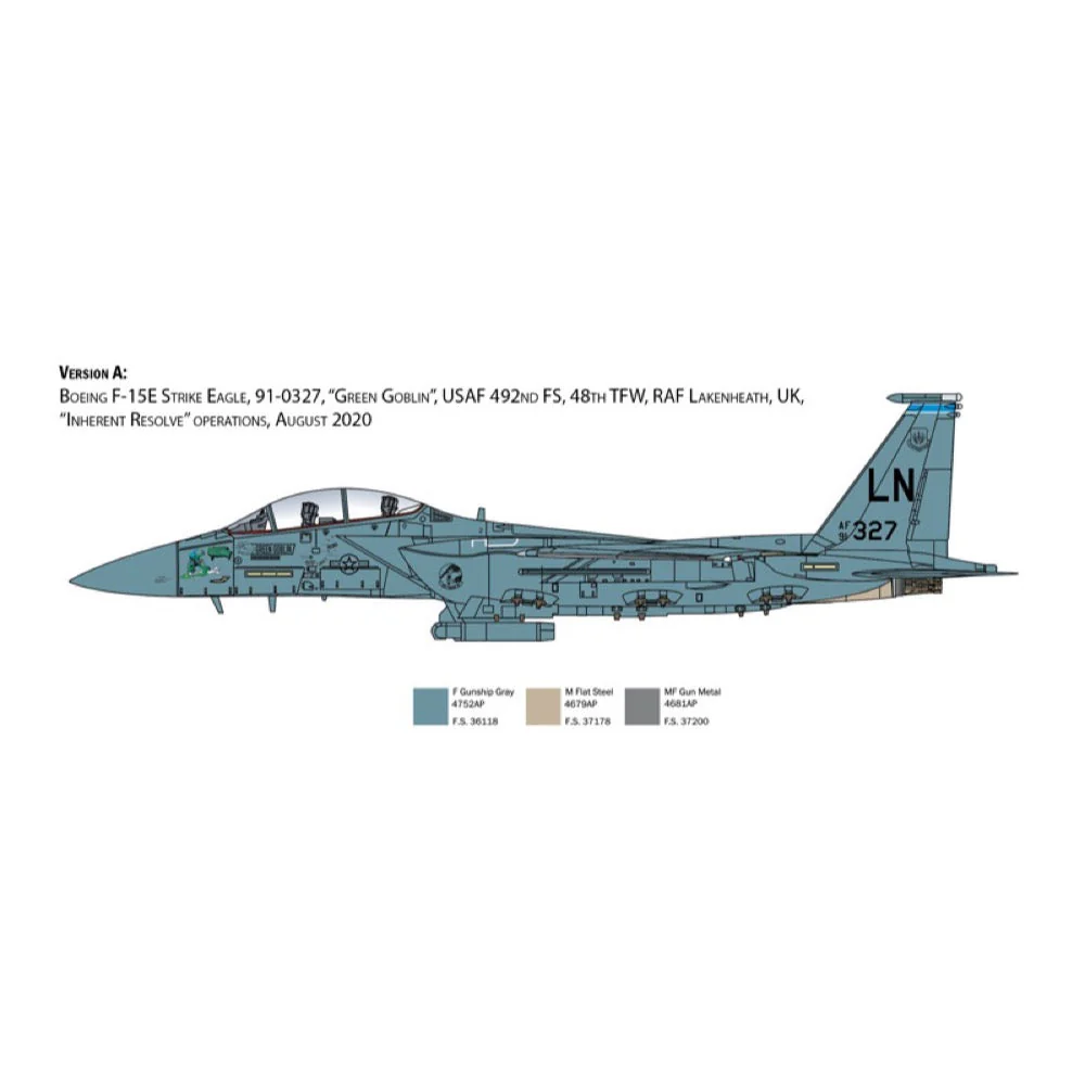 Italeri 2803S 1/48 F-15E Strike Eagle - Image 4
