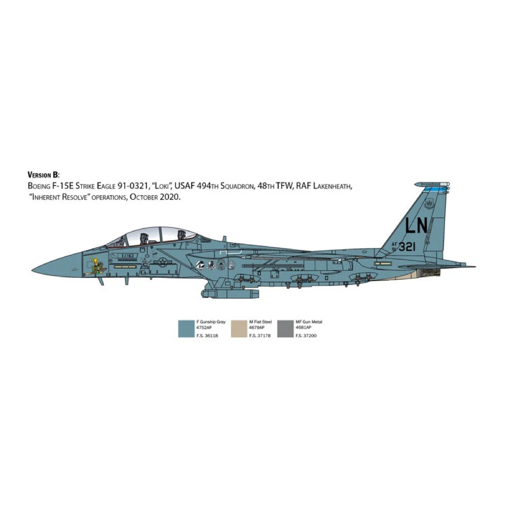 Italeri 2803S 1/48 F-15E Strike Eagle - Image 5