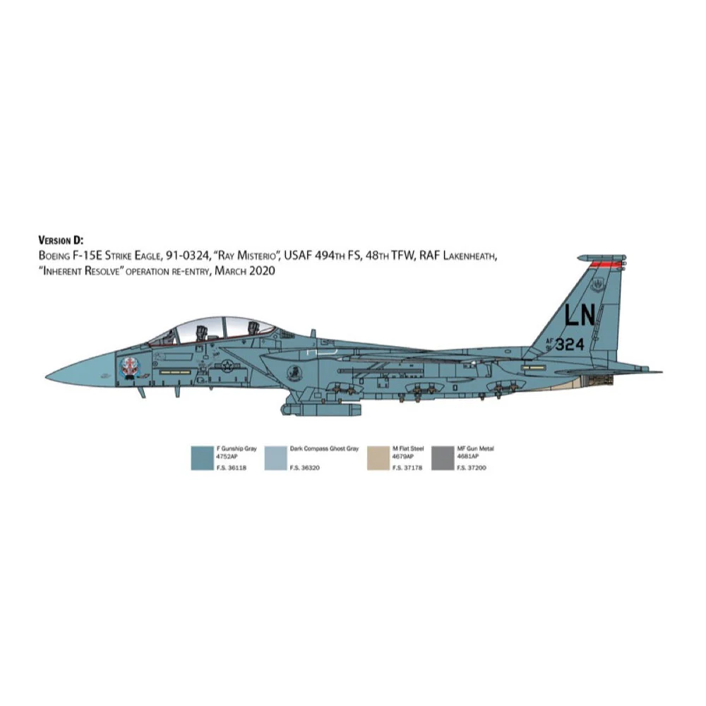 Italeri 2803S 1/48 F-15E Strike Eagle - Image 7