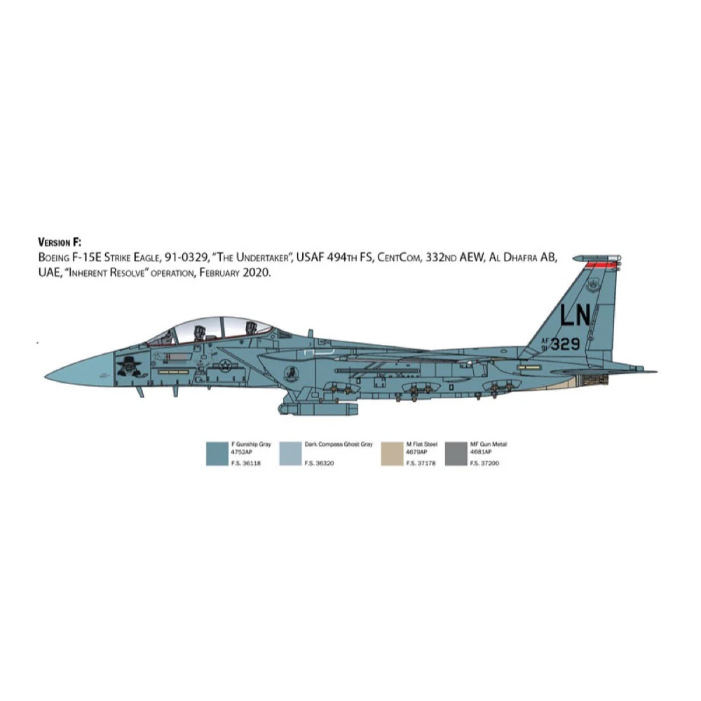 Italeri 2803S 1/48 F-15E Strike Eagle - Image 9