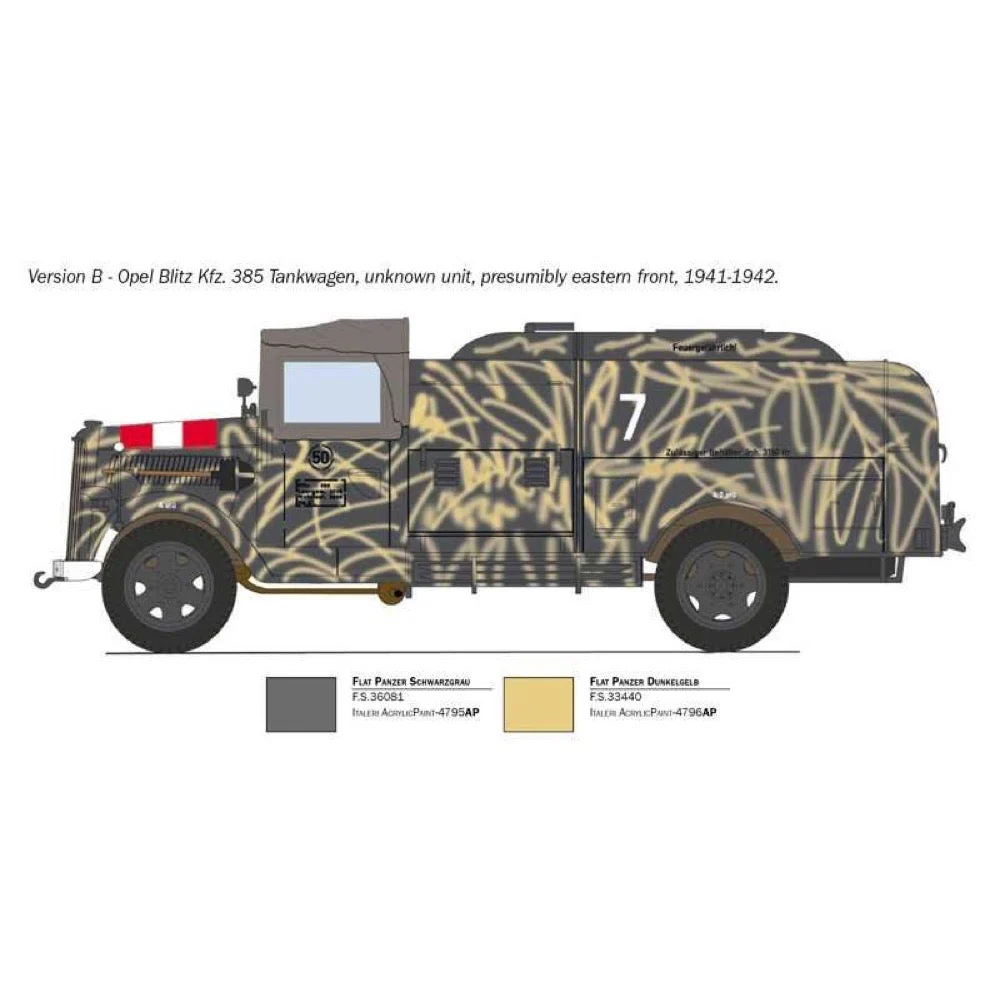 Italeri 2808 1/48 Opel Blitz Tankwagen Kfz 385 Battle of Britain 80th Anniversay - Image 3