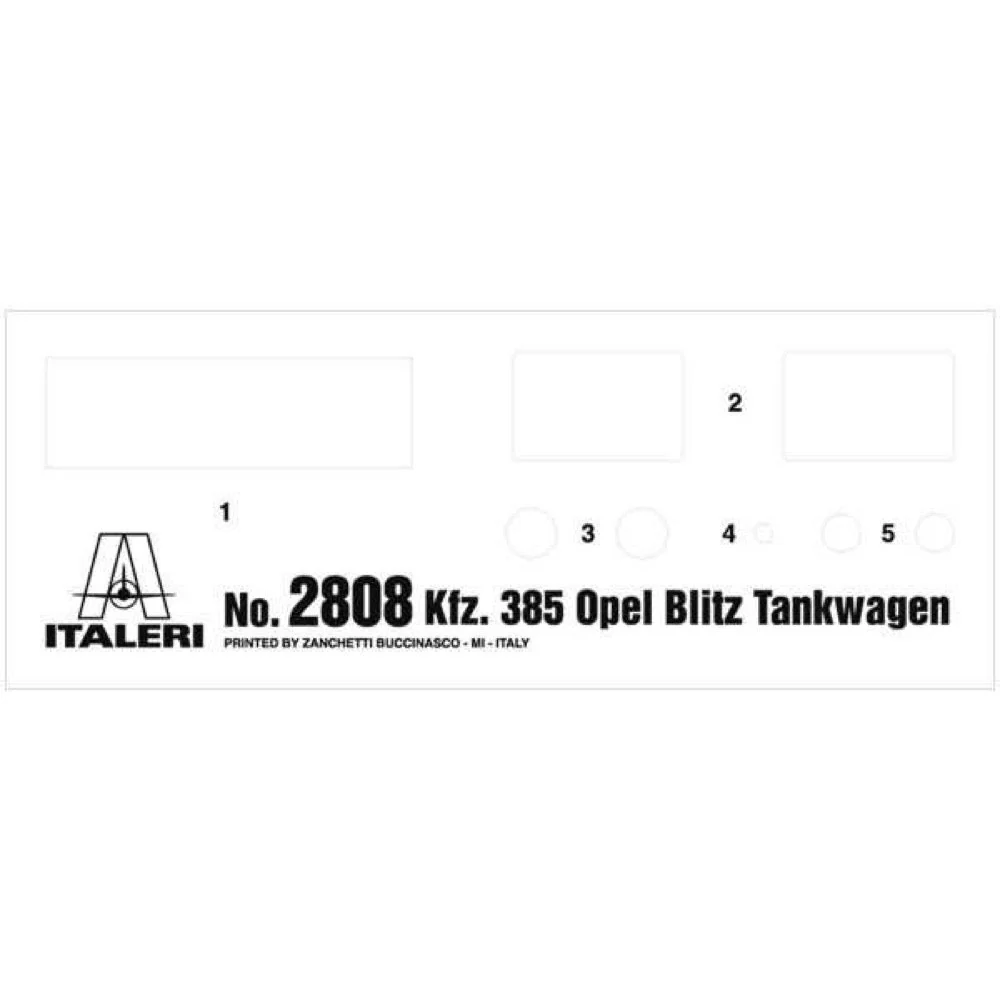 Italeri 2808 1/48 Opel Blitz Tankwagen Kfz 385 Battle of Britain 80th Anniversay - Image 8
