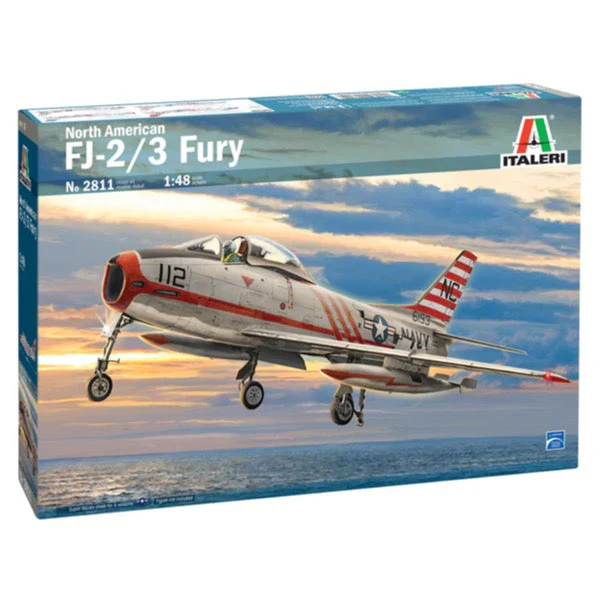 Italeri 2811 1/48 FJ-2/3 Fury with Super Decal Sheet - Image 2