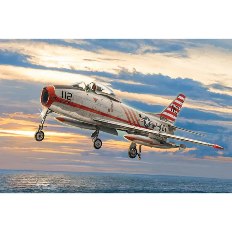 Italeri 2811 1/48 FJ-2/3 Fury with Super Decal Sheet - Image 3