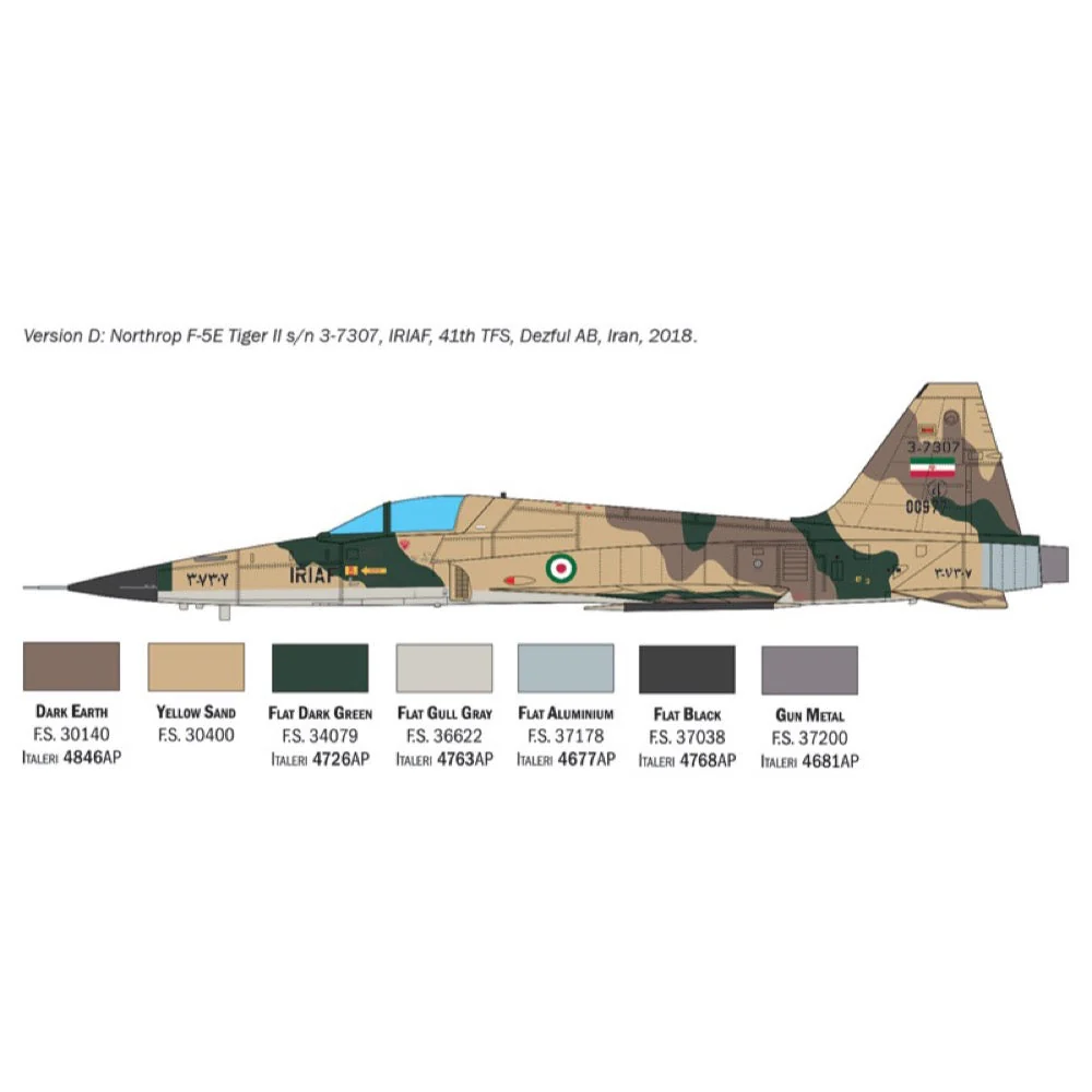 Italeri 2827 1/48 Northrop F-5E Tiger II - Image 7
