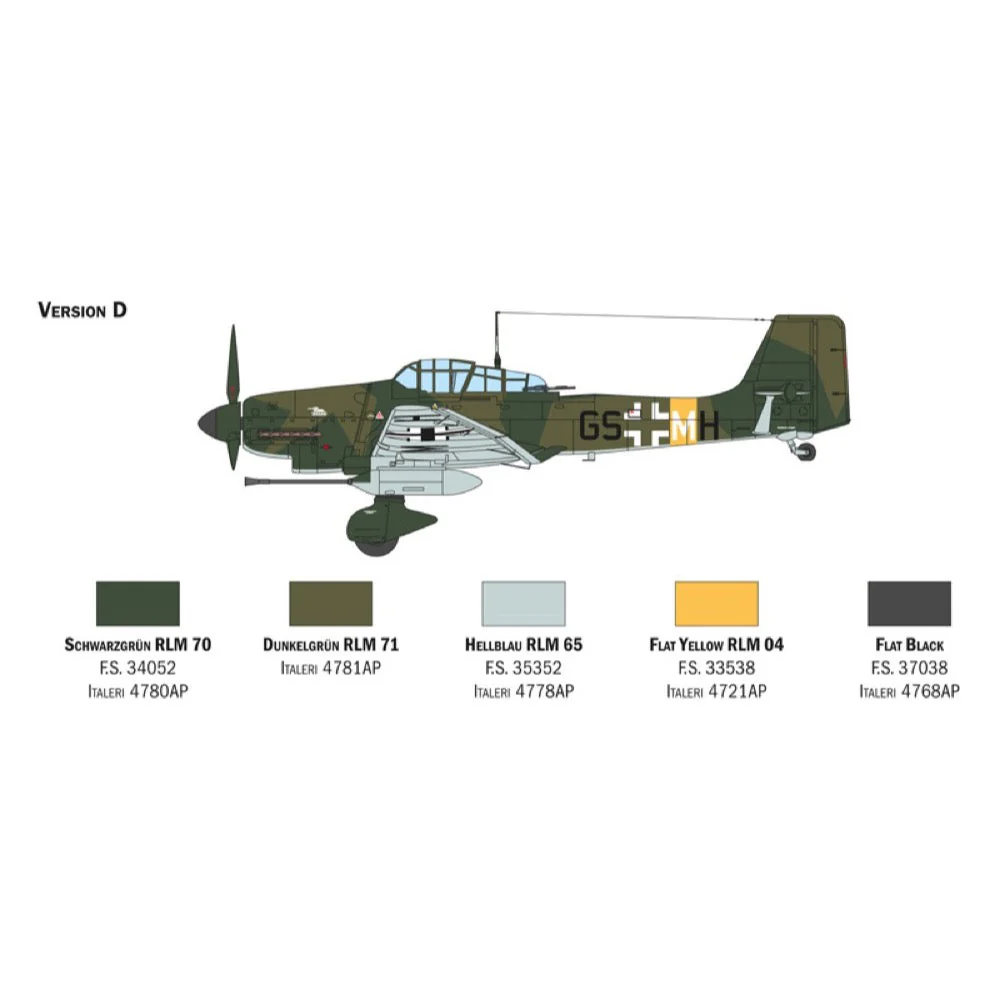 Italeri 2830S 1/48 Junker Ju-87 G-1 Stuka Kanonenvogel - Image 7
