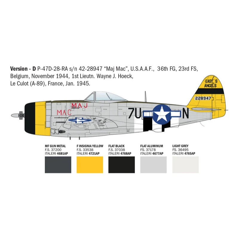 Italeri 2835S 1/48 P-47D Thunderbolt (E.T.O) - Image 6