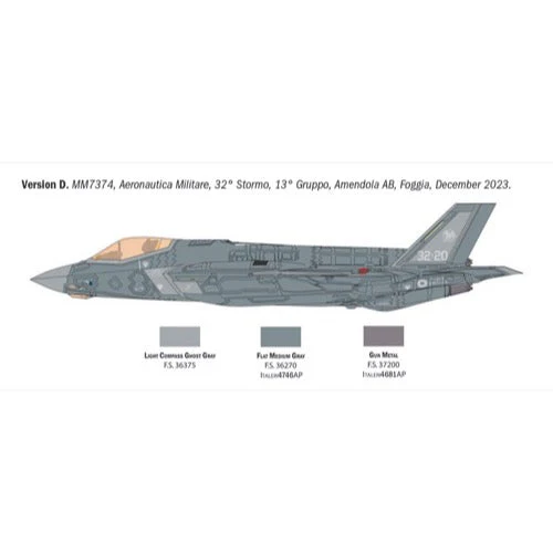 Italeri 2836S 1/48 Lockheed-Martin F-35A Lightning II - Image 8