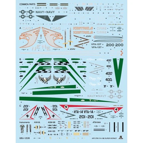 Italeri 2791 1/48 F/A 18E Super Hornet - Image 3