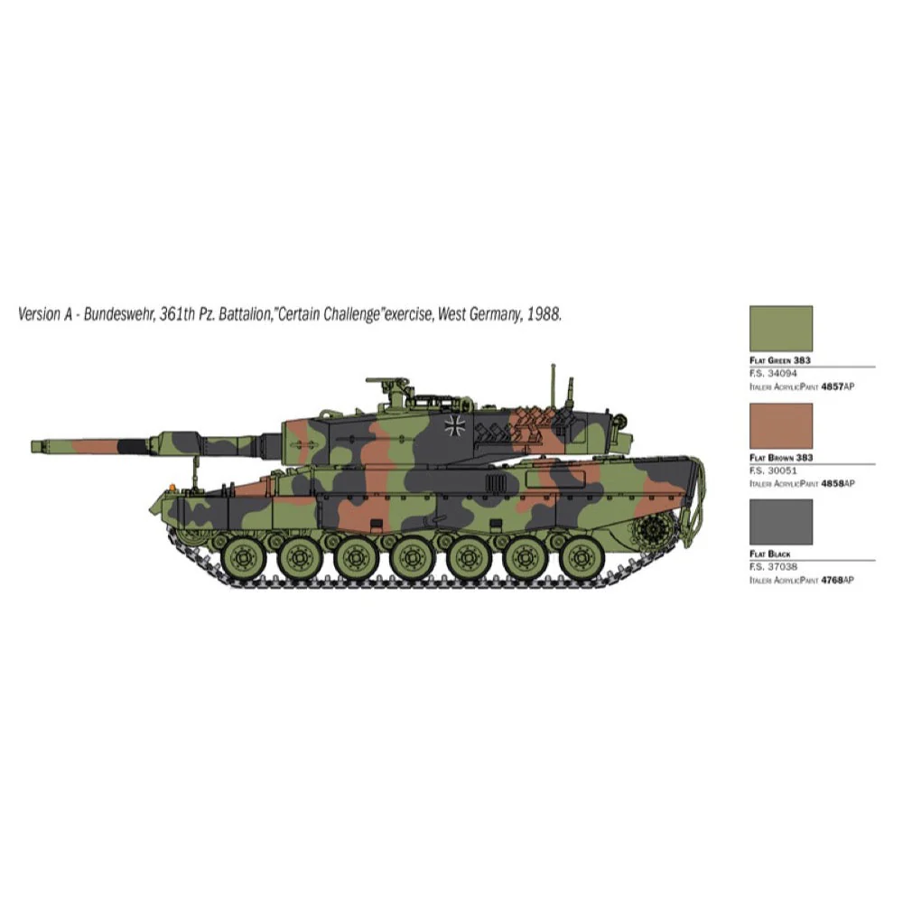 Italeri 35106 1/35 Leopard 2A4 War Thunder Series - Image 6