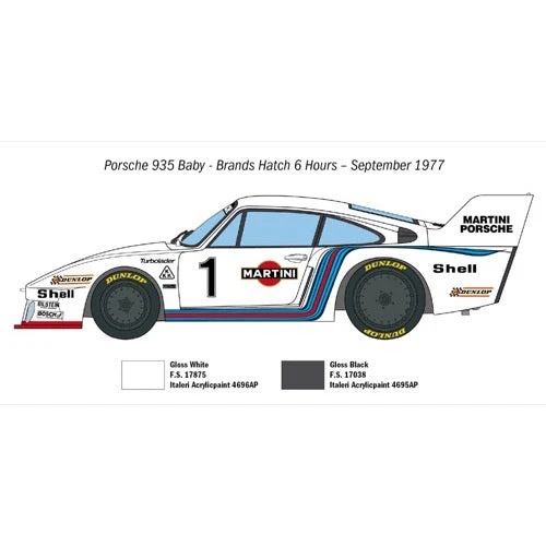 Italeri 3639 1/24 Porsche 935 Baby - Image 3
