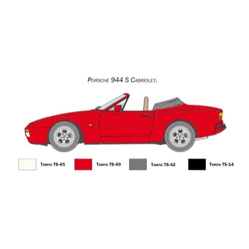 Italeri 3646 1/24 Porsche 944 S Cabrio - Image 2