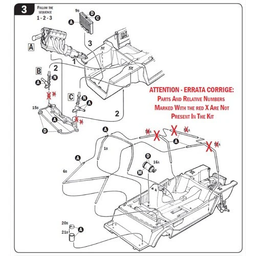 Italeri 3664 1/24 Ford Escort Zakspeed GR 2 - Image 3