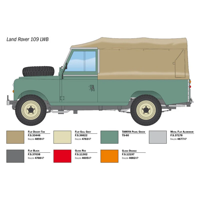 Italeri 3665S 1/24 Land Rover 109 LWB - Image 3