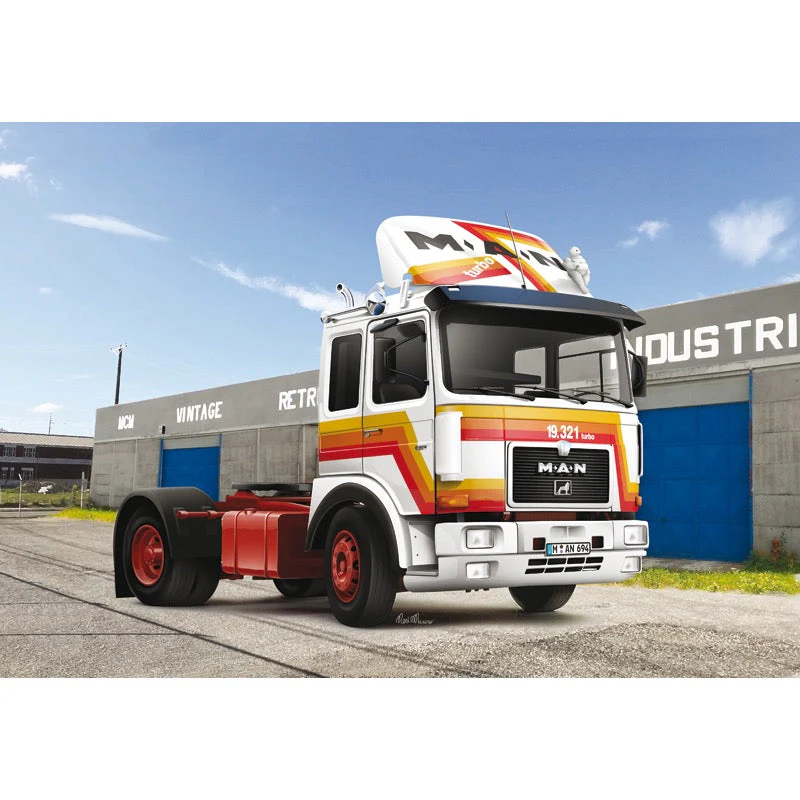Italeri 3946 1/24 Man F8 19.321 2 Axle Tractor - Image 2
