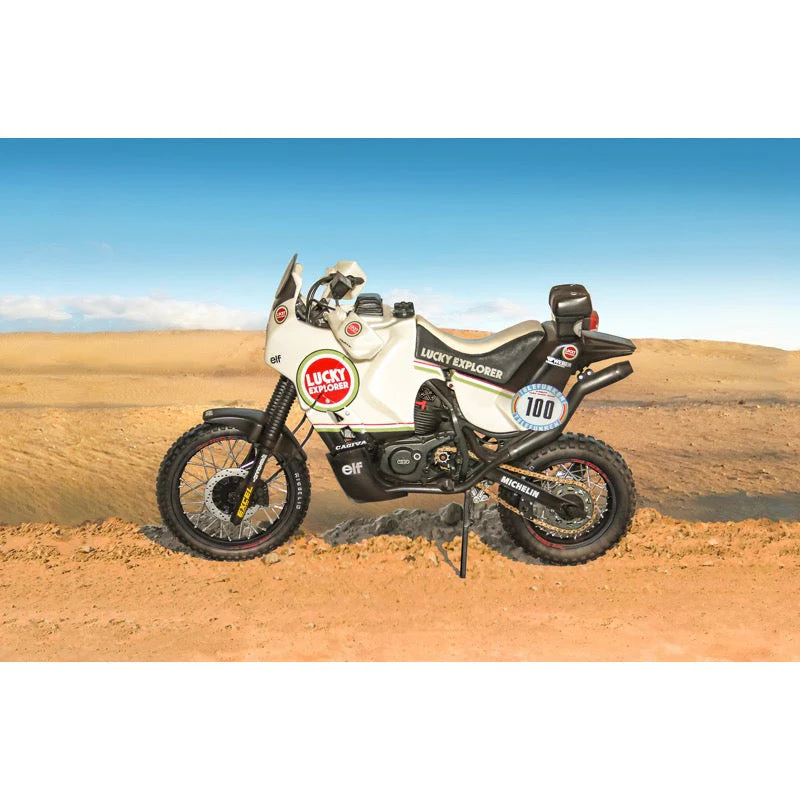 Italeri 4643 1/9 Cagiva Elephant 850 Paris-Dakar 1987 with Super Decal Sheet - Image 3