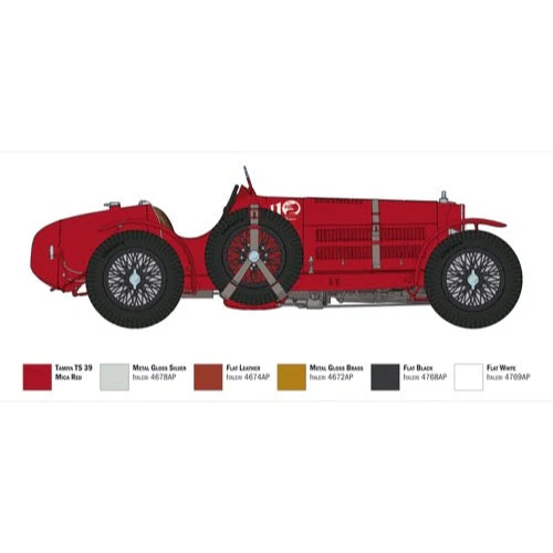 Italeri 4708 1/12 Alfa Romeo 8C/2300 (1931 - 1933) Alfa Romeo 110th Anniversary - Image 9