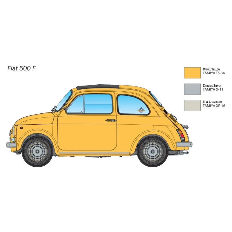 Italeri 4715 1/12 FIAT 500 F 1968 Upgraded Edition - Image 17