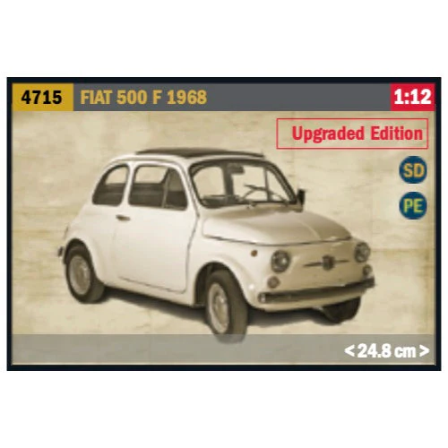 Italeri 4715 1/12 FIAT 500 F 1968 Upgraded Edition - Image 19