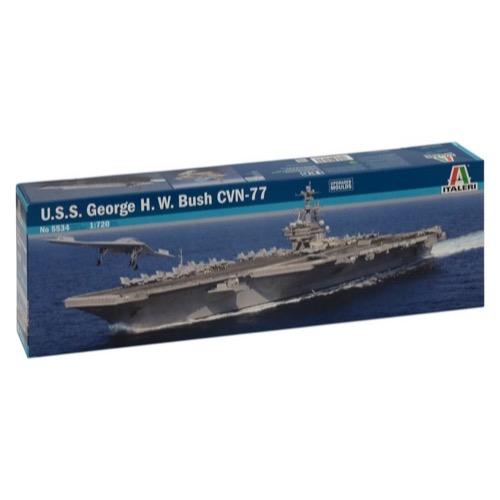 Italeri 5534 1/720 USS George H.W. Bush CVN77 Aircraft Carrier