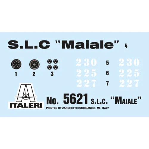 Italeri 5621S 1/35 S L C Maiale with Crew - Image 6