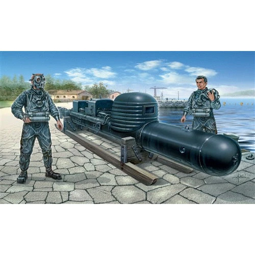 Italeri 5621S 1/35 S L C Maiale with Crew - Image 7