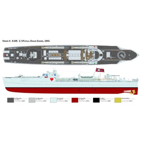 Italeri IT5625S 1/35 Schnellboot S-26/S-38 - Image 5