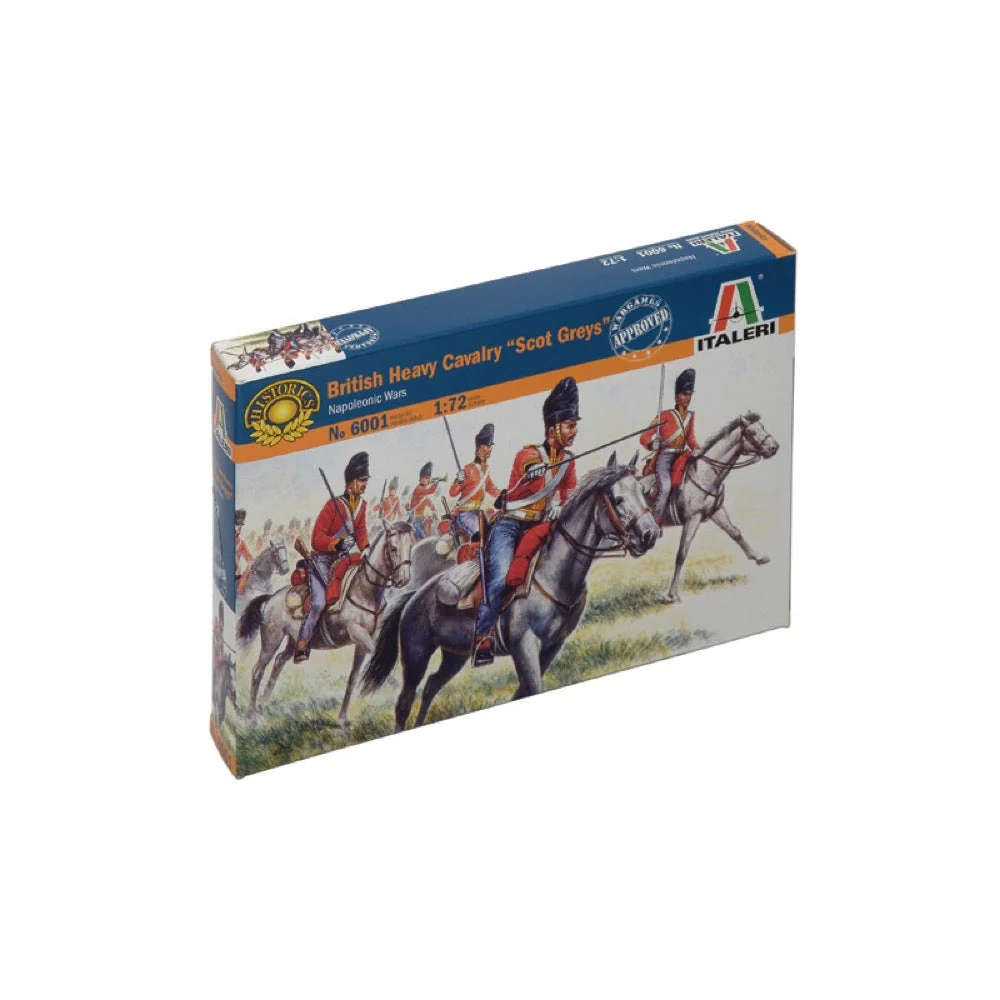 Italeri 6001 1/72 British Heavy Cavalry Figures Napoleonic War - Image 2