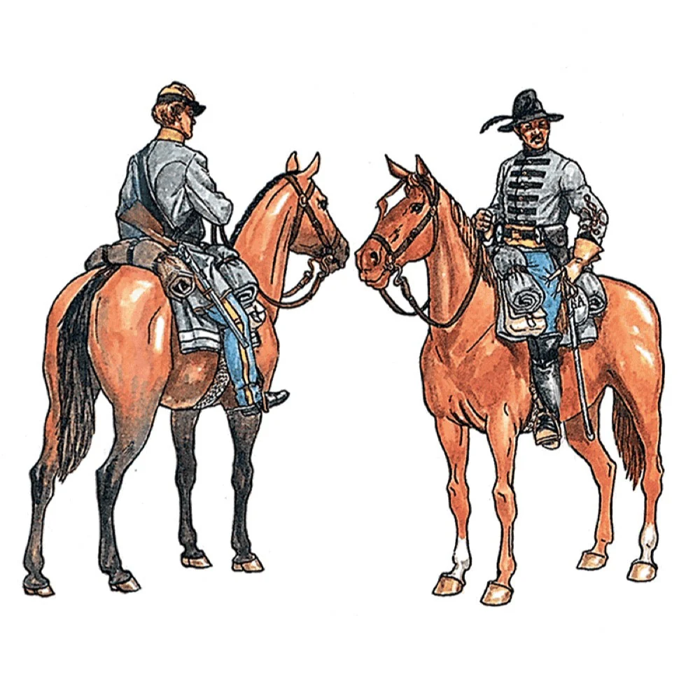 Italeri 6011 1/72 Figures Confederate Cavalry Civil War - Image 3