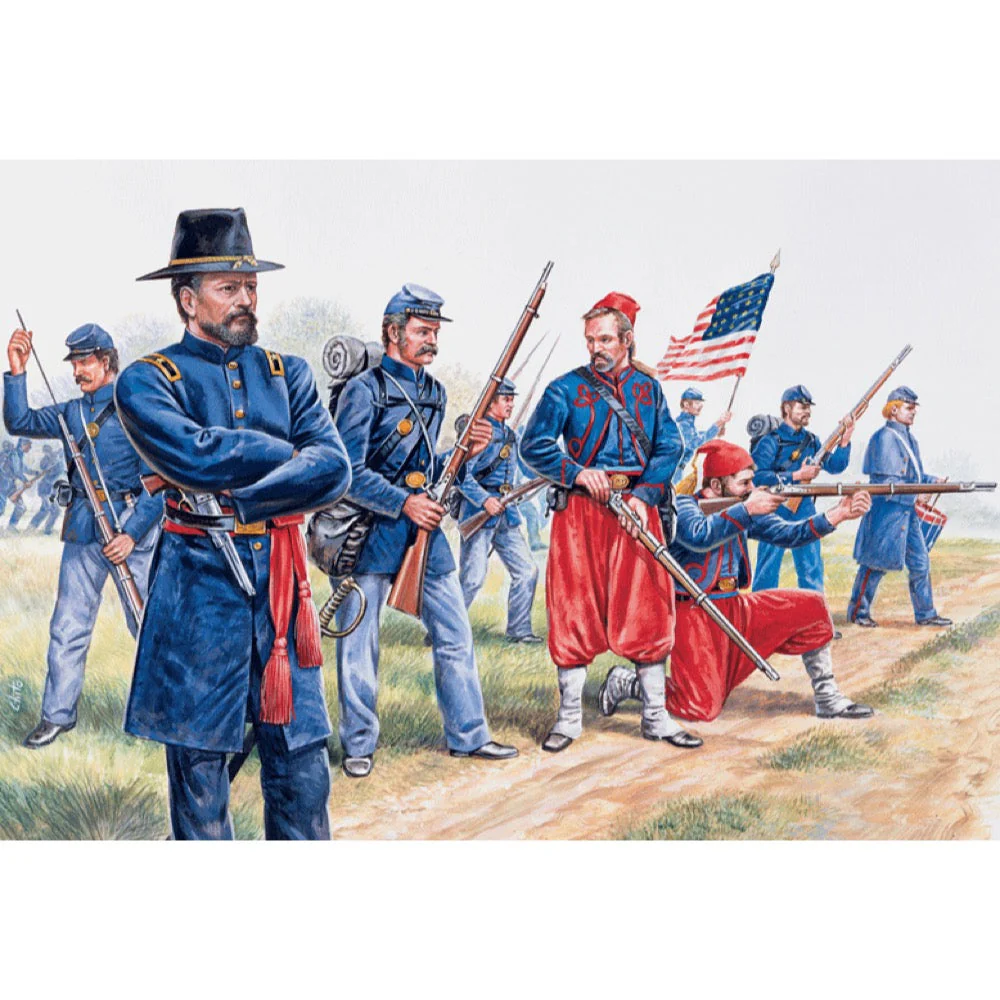 Italeri 6012 1/72 Figures Union Infantry American Civil War - Image 3