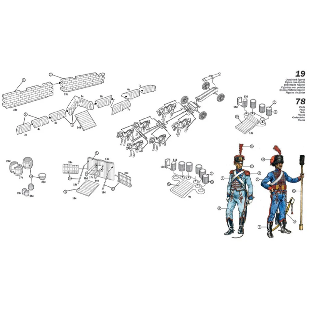 Italeri 6031 1/72 French Artillery Figures Set Napoleonic Wars - Image 3