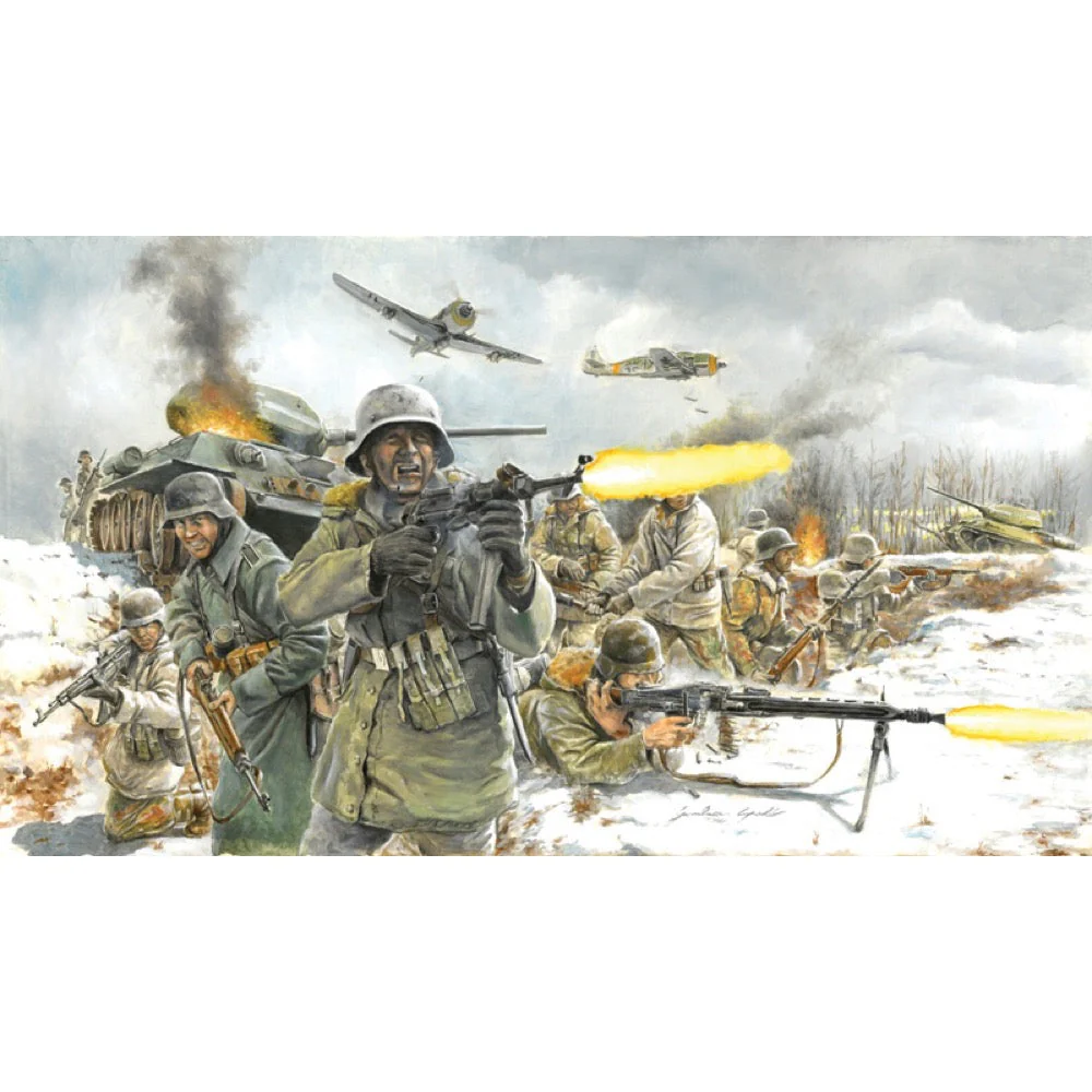 Italeri 6151 1/72 German Infantry Winter WWII Figures - Image 2