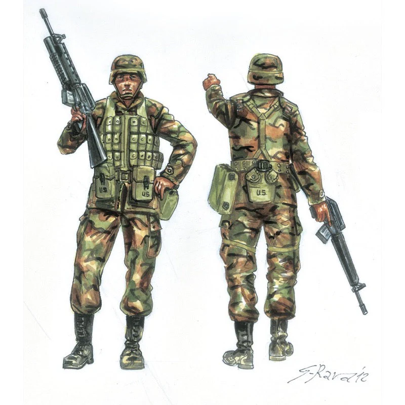 Italeri 6168S 1/72 Figures Modern US Soldiers - Image 3