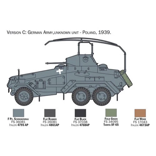 Italeri 6433S 1/35 German SD.KFZ 230 6 RAD - Image 4