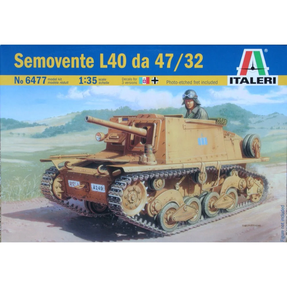 Italeri IT6477S 1/35 Semovente L40 da 47/32 Italian Self-propelled gun - Image 2