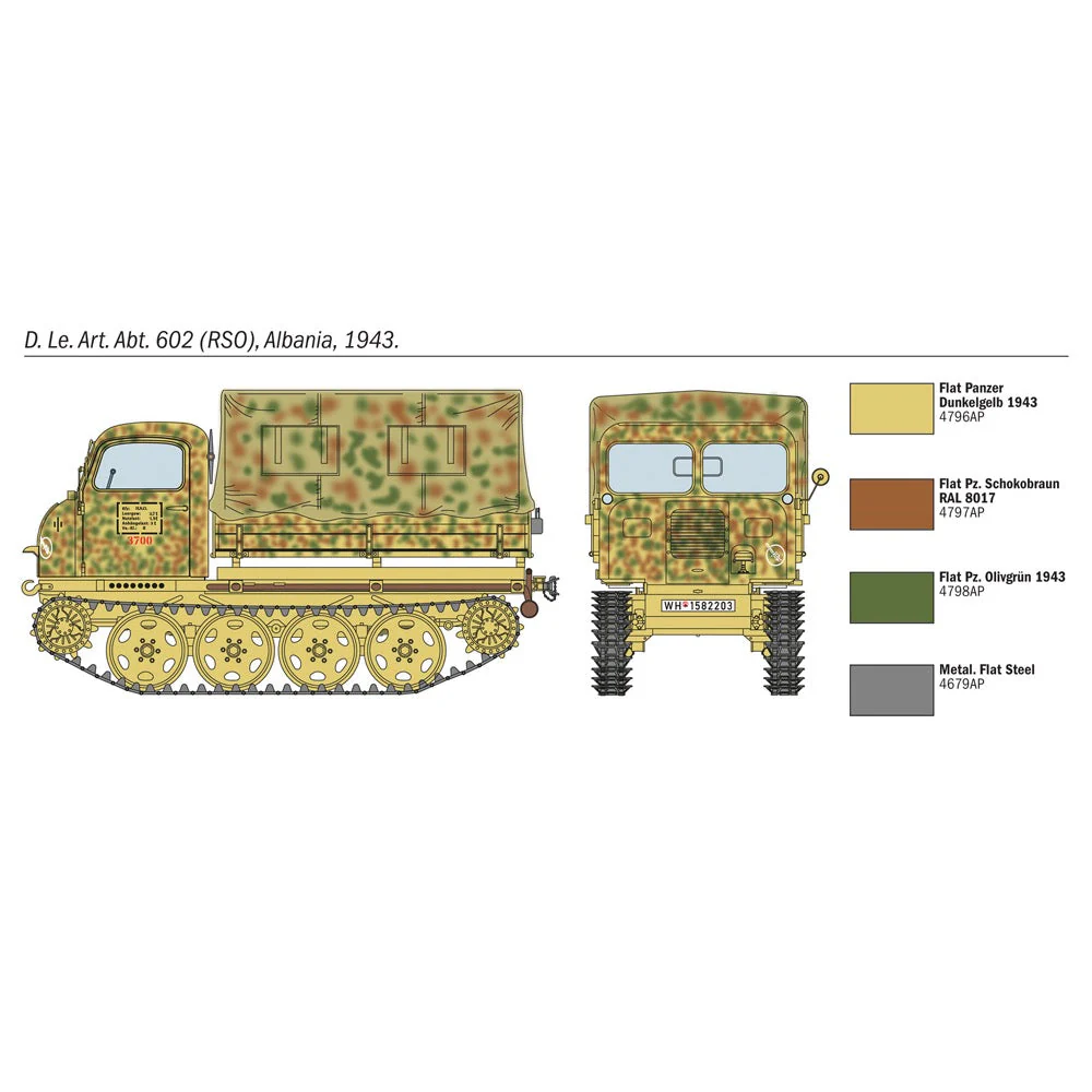 Italeri 6549S 1/35 Steyr RSO/01 with German Soldiers - Image 10