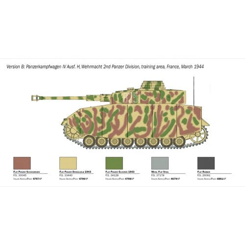 Italeri 6578S 1/35 Pz Kpfw IV with Metal Barrel Glueable Tracks - Image 4