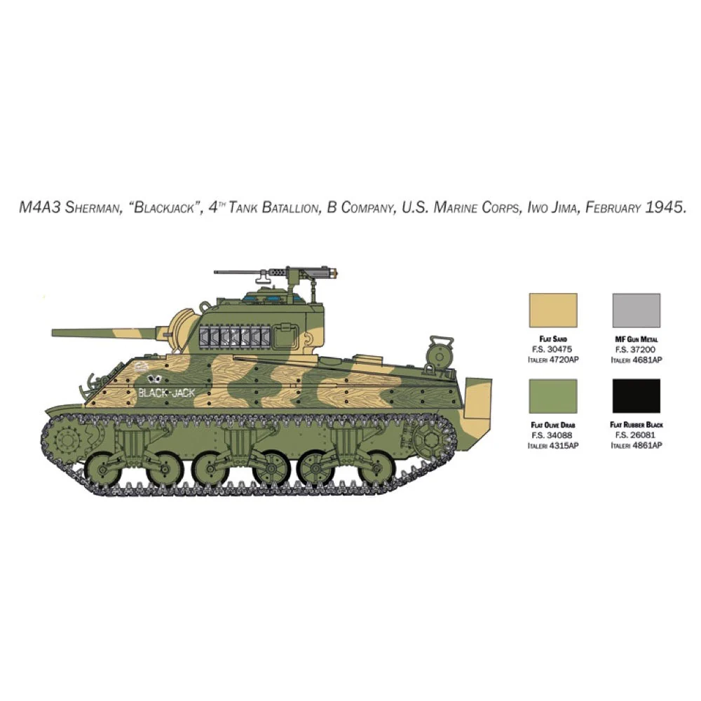 Italeri 6583 1/35 M4 Sherman US Marine Corps - Image 5